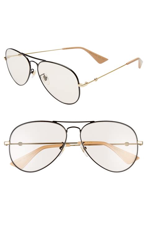 gucci rectangle sunglasses acetone|gucci 60mm aviator sunglasses.